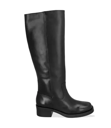 BOTA SALTO BAIXO LUIZA BARCELOS PRETO