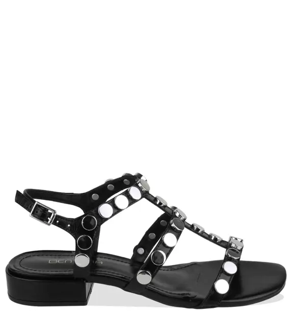 SANDÁLIA SALTO BAIXO BENTANA PRETO