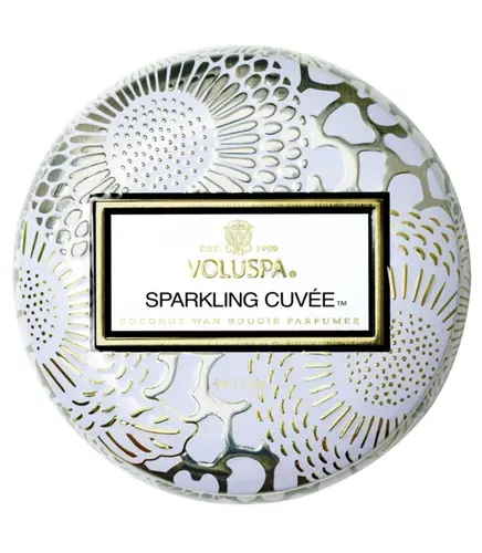 MINI VELA AROMÁTICA LATA 25H SPARKLING CUVEE VOLUSPA