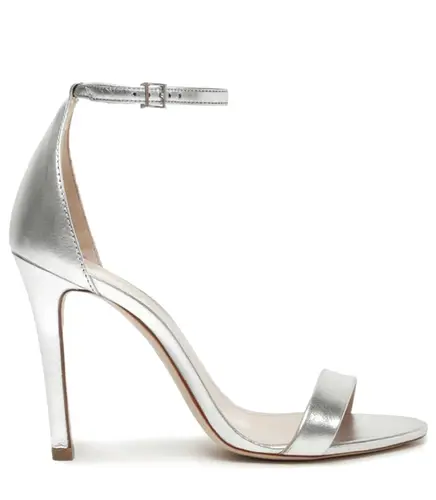 SANDÁLIA SALTO ALTO GISELE SCHUTZ PRATA