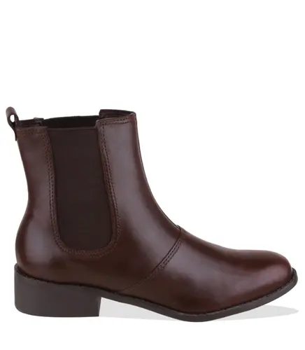BOTA SALTO BAIXO AREZZO MARROM
