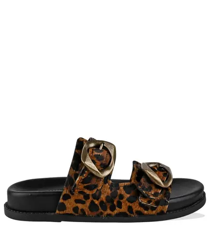 PAPETE SLIDE OLGA SPORTY SCHUTZ ANIMAL PRINT
