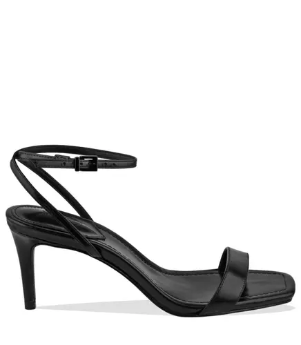 SANDÁLIA SALTO MÉDIO STILETTO SCHUTZ PRETO