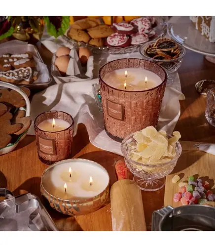VELA AROMÁTICA COPO CLÁSSICO VIDRO 40H GINGERBREAD CHALET VOLUSPA