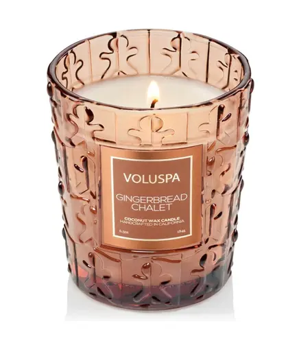 VELA AROMÁTICA COPO CLÁSSICO VIDRO 40H GINGERBREAD CHALET VOLUSPA