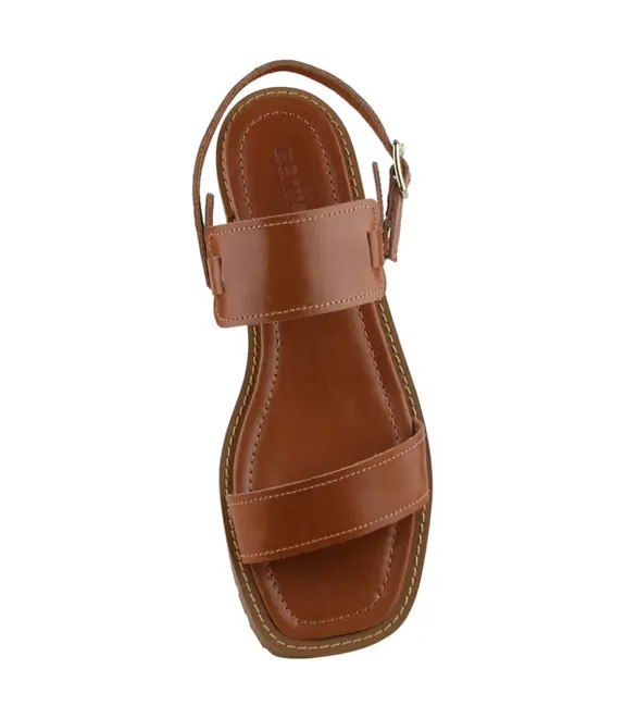 SANDÁLIA FLATFORM SALTO BAIXO BENTANA MARROM