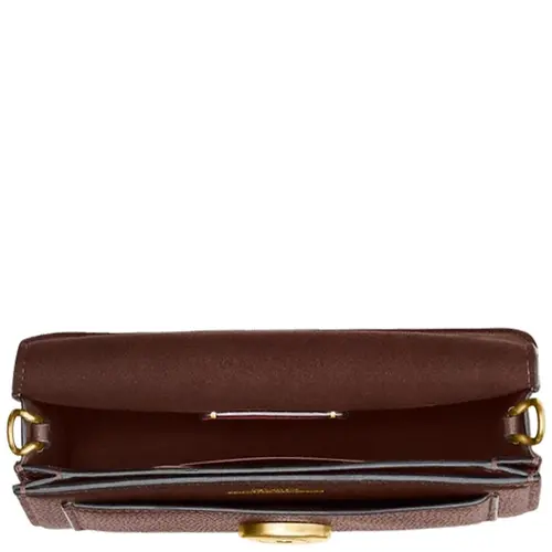 BOLSA COACH NEW YORK TABBY CHAIN 19 MARROM