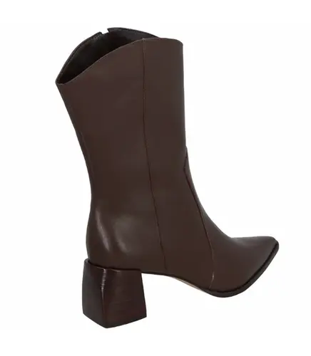 BOTA SALTO MÉDIO LUIZA BARCELOS MARROM