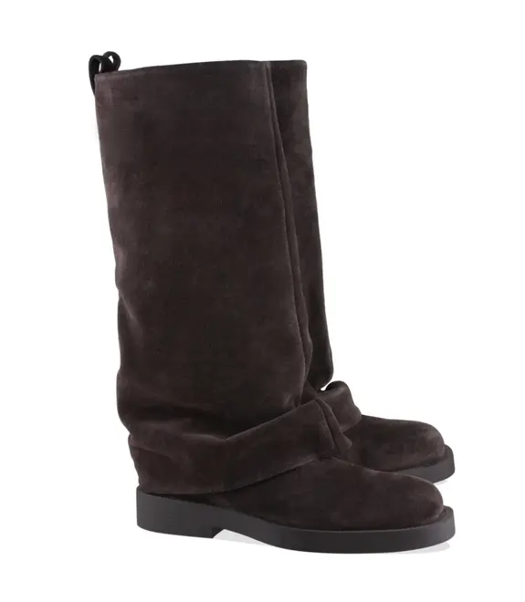 BOTA SALTO BAIXO KEIRA SCHUTZ MARROM