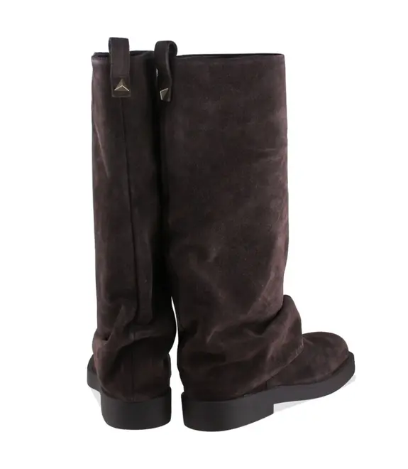 BOTA SALTO BAIXO KEIRA SCHUTZ MARROM