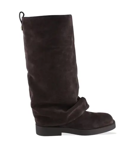 BOTA SALTO BAIXO KEIRA SCHUTZ MARROM