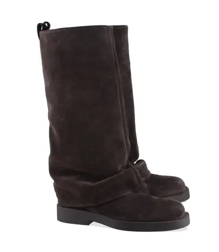 BOTA SALTO BAIXO KEIRA SCHUTZ MARROM