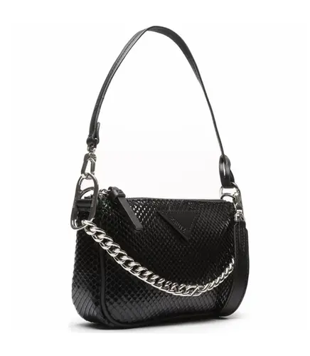 BOLSA CROSSBODY EMMY BRIGHT SNAKE SCHUTZ PRETO