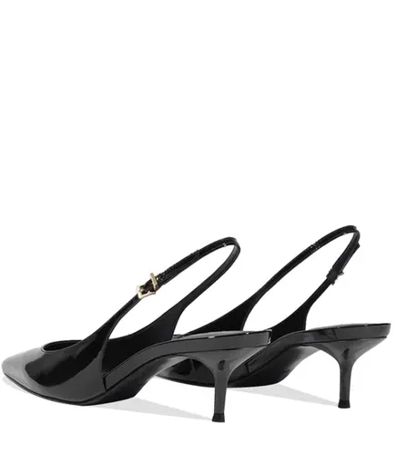 SCARPIN SLINGBACK SALTO BAIXO SCHUTZ PRETO