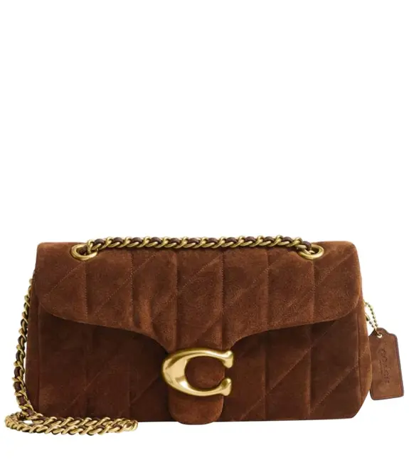 BOLSA COACH NEW YORK TABBY SHOULDER 26 MARROM