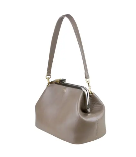 BOLSA PEQUENA MAXI CLUTCH SCHUTZ SOHO CINZA