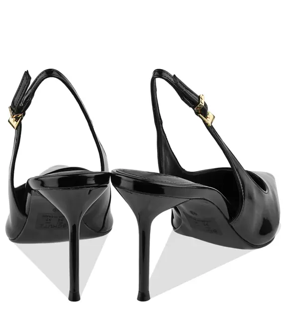 SCARPIN ALTO ALTO SLINGBACK SCHUTZ PRETO