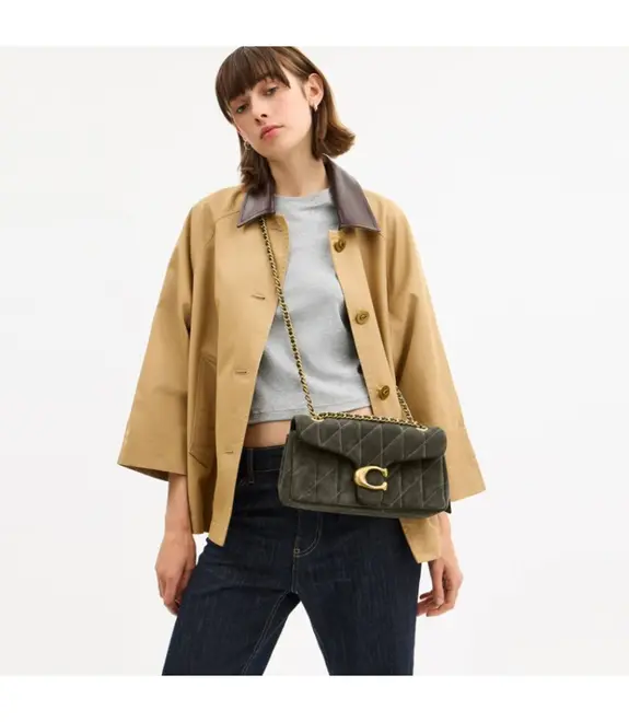 BOLSA COACH NEW YORK TABBY SHOULDER 26 VERDE