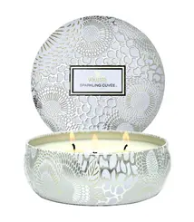 VELA AROMÁTICA LATA 3 PAVIOS 60H SPARKLING CUVEE VOLUSPA