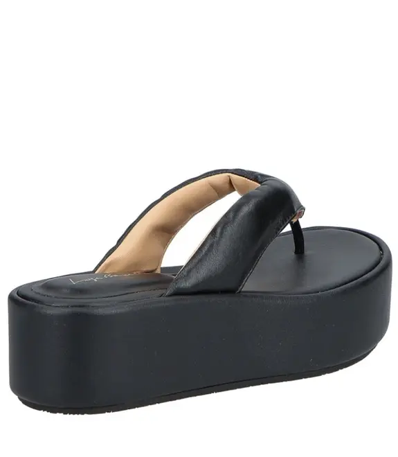 SANDÁLIA FLATFORM SALTO MÉDIO LUIZA BARCELOS PRETO