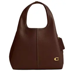 BOLSA COACH NEW YORK LANA SHOULDER 23 MARROM