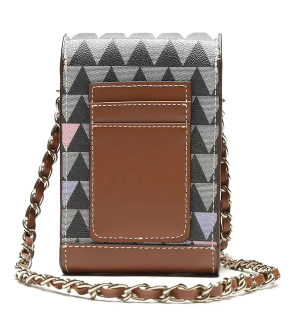 BOLSA 4GIRLS BELIEVE NEW TRIANGLE  SCHUTZ MARROM