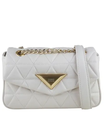 BOLSA MÉDIA MATELASSÊ 944 SCHUTZ BRANCO