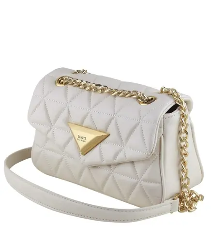 BOLSA MÉDIA MATELASSÊ 944 SCHUTZ BRANCO