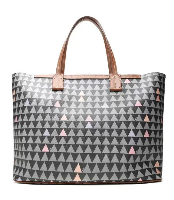 BOLSA SHOPPING BAG NEO NINA TRIANGLE MARROM