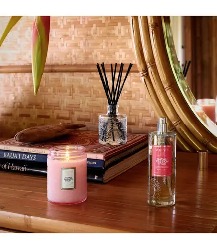 MINI VELA AROMÁTICA POTE VIDRO 50H RELEVO NAPALI PASSION FRUIT VOLUSPA