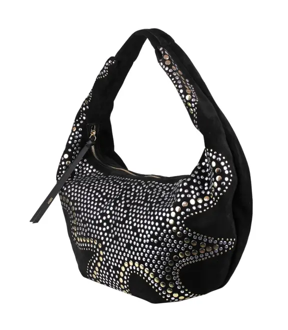 BOLSA MÉDIA HOBO AREZZO PRETO.