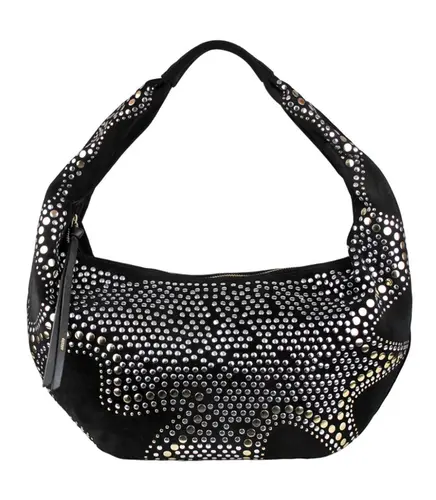 BOLSA MÉDIA HOBO AREZZO PRETO.
