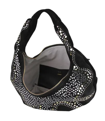 BOLSA MÉDIA HOBO AREZZO PRETO.