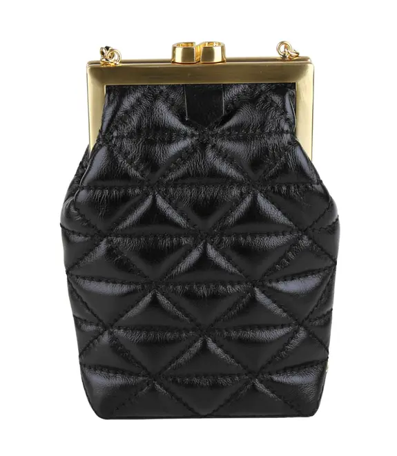 BOLSA PEQUENA MATELASSÊ SCHUTZ PRETO