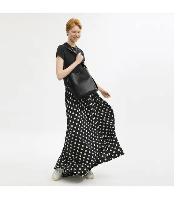 BOLSA COACH NEW YORK BLEECKER BUCKET PRETO