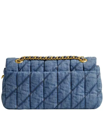BOLSA COACH NEW YORK TABBY SHOULDER 26 AZUL