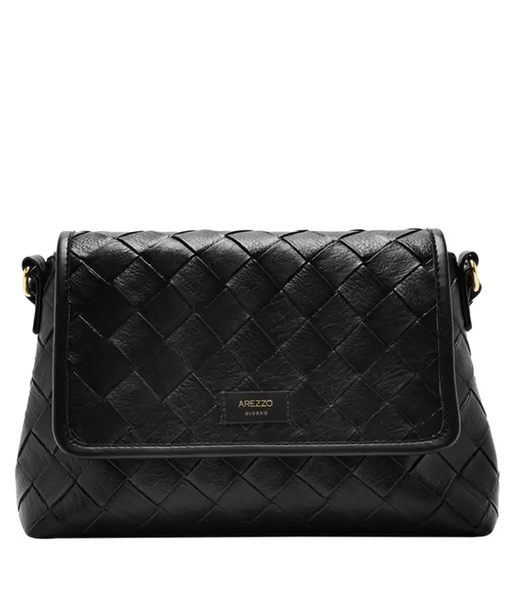 BOLSA MÉDIA TRESSÊ AREZZO PRETO