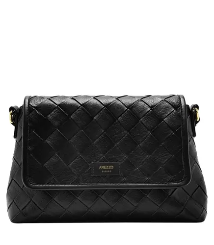 BOLSA MÉDIA TRESSÊ AREZZO PRETO