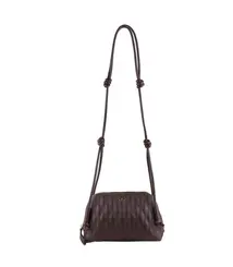 BOLSA MÉDIA MATELASSÊ LUIZA BARCELOS MARROM
