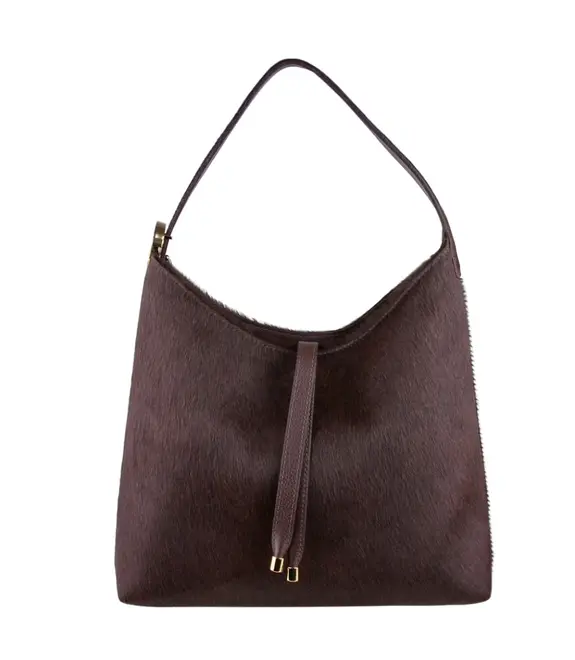 BOLSA TOTE PEQUENA LUIZA BARCELOS MARROM