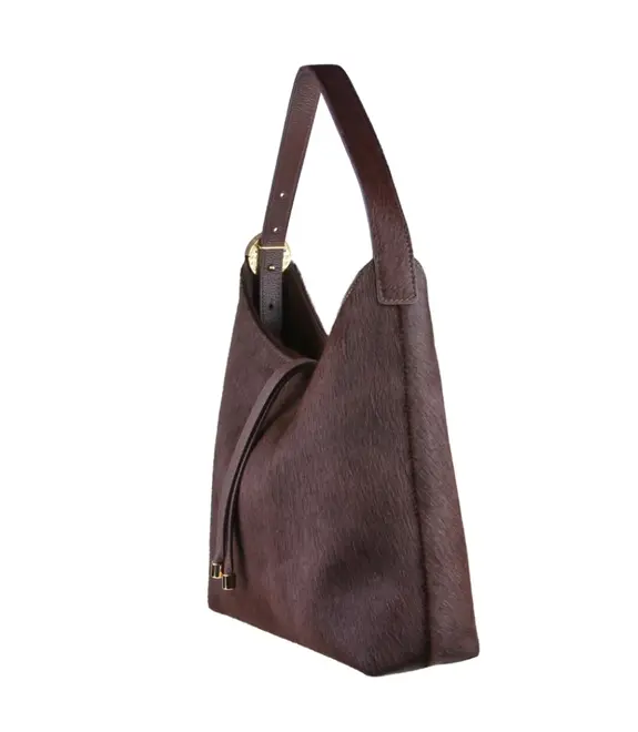 BOLSA TOTE PEQUENA LUIZA BARCELOS MARROM