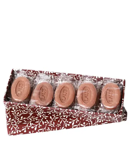 KIT COM 10 MINI SABONETES LAUB VINHO