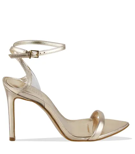 SANDÁLIA SALTO ALTO SKYE SCHUTZ DOURADO