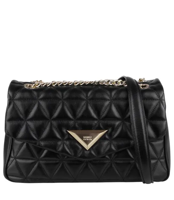 BOLSA GRANDE MATELASSÊ 944 SCHUTZ PRETO