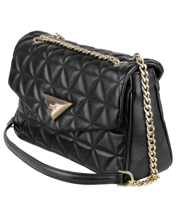 BOLSA GRANDE MATELASSÊ 944 SCHUTZ PRETO