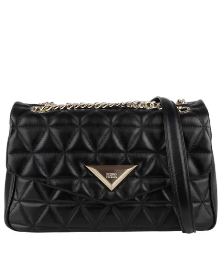 BOLSA GRANDE MATELASSÊ 944 SCHUTZ PRETO