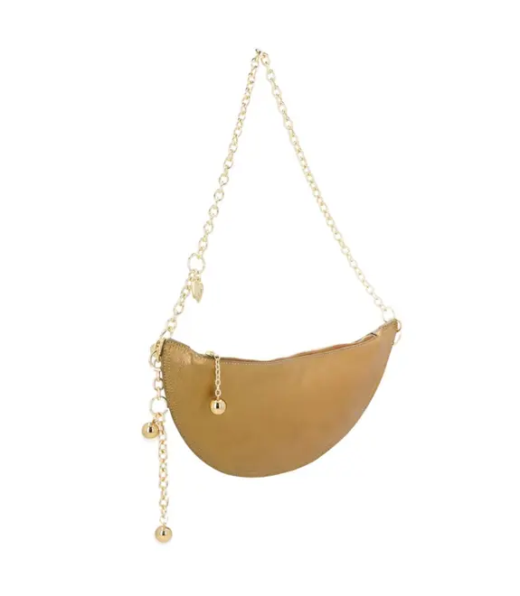 BOLSA MEIA LUA LUIZA BARCELOS DOURADO