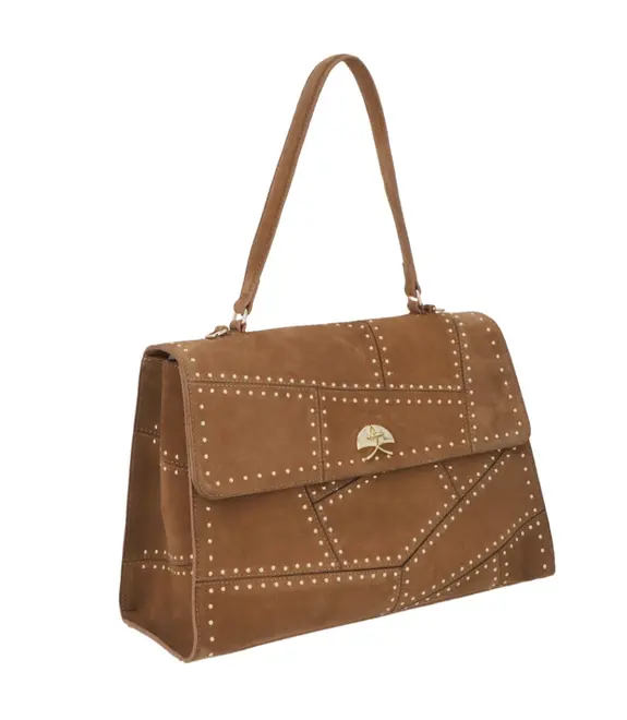 BOLSA GRANDE LUIZA BARCELOS CARAMELO