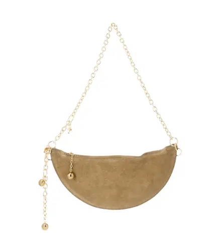BOLSA MEIA LUA LUIZA BARCELOS BEGE