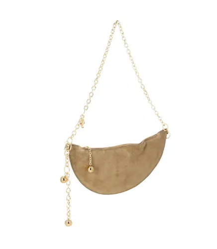 BOLSA MEIA LUA LUIZA BARCELOS BEGE